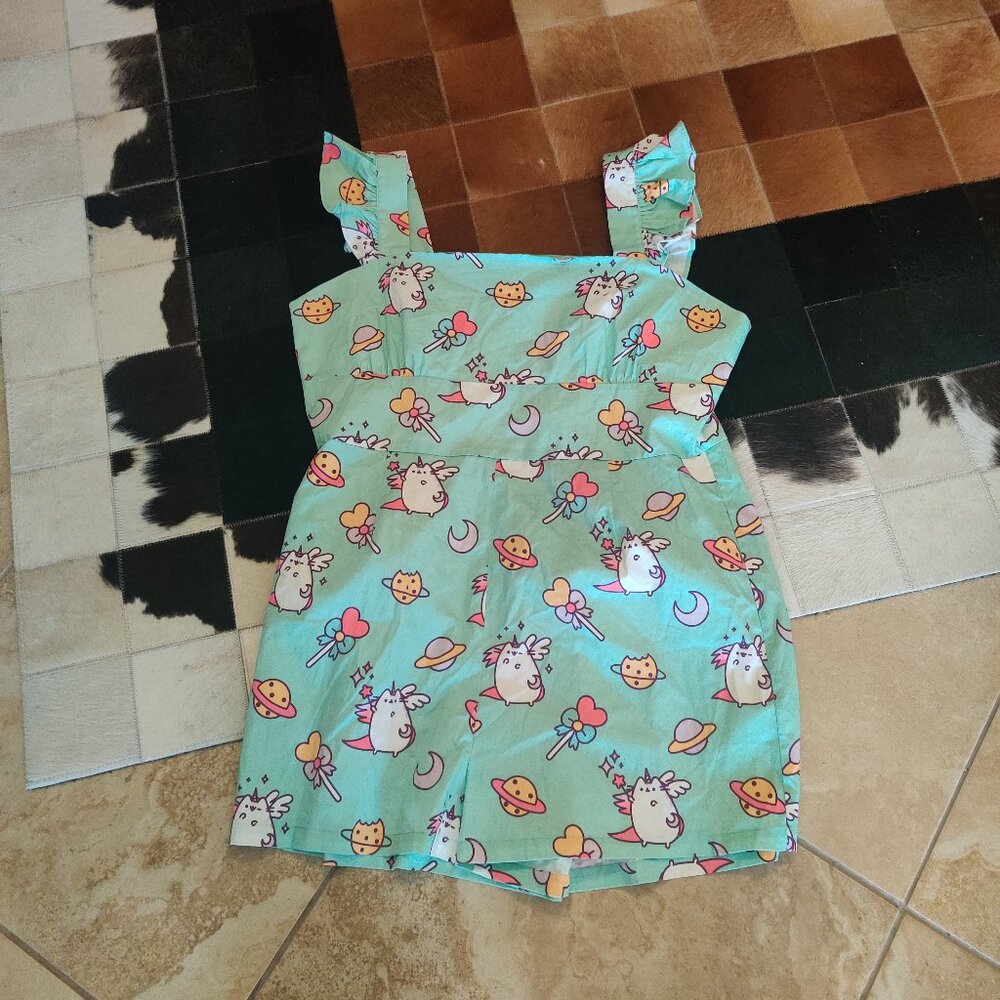 Sarsparilly Pusheen collection romper size 3xl New (fits 16-18)